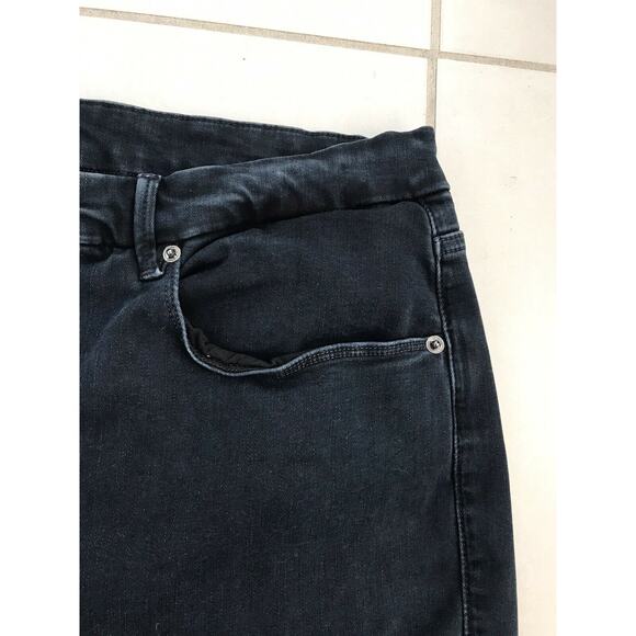 Good American Good Legs Denim Jeans High Waist Crop - Picture 6 of 11